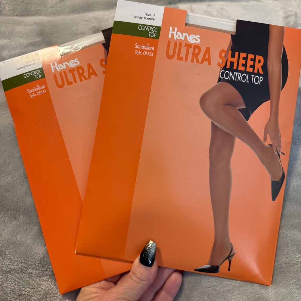 Hanes Ultra Sheer Control Top Pantyhose Barely There Aβ 2-Pack CD